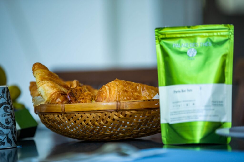 Petit-déjeuner servi à la Villa Myriam